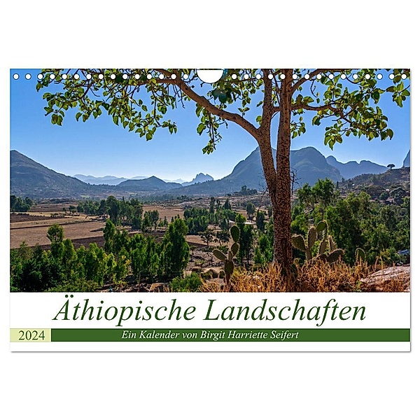 Äthiopische Landschaften (Wandkalender 2024 DIN A4 quer), CALVENDO Monatskalender, Birgit Harriette Seifert