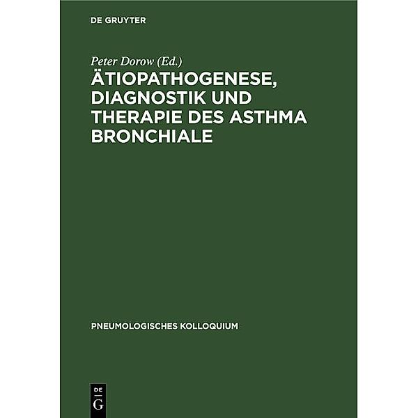 Ätiopathogenese, Diagnostik und Therapie des Asthma bronchiale