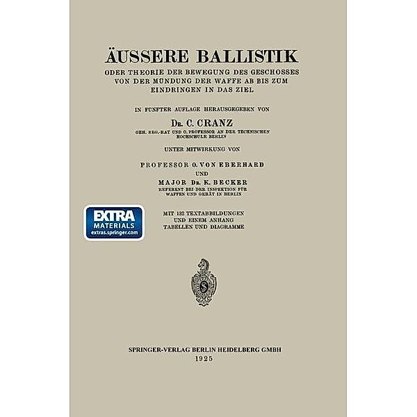 Äussere Ballistik, O. von Eberhard, K. Becker