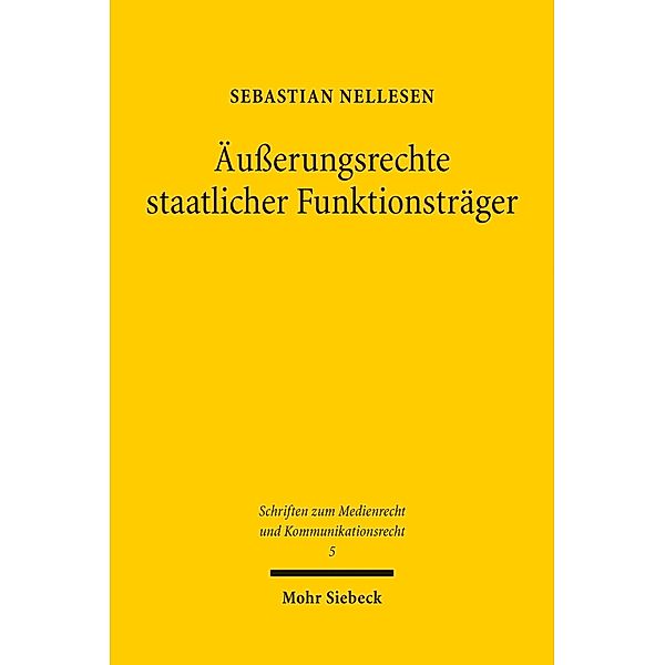 Äußerungsrechte staatlicher Funktionsträger, Sebastian Nellesen