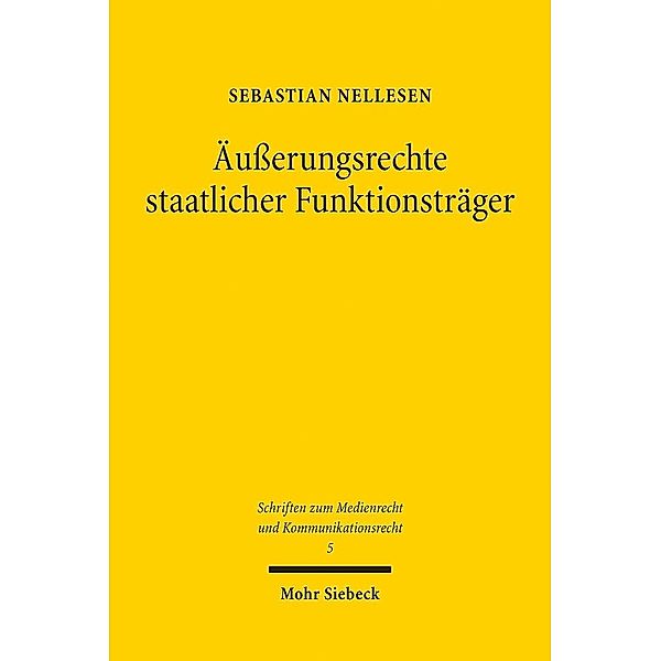 Äußerungsrechte staatlicher Funktionsträger, Sebastian Nellesen