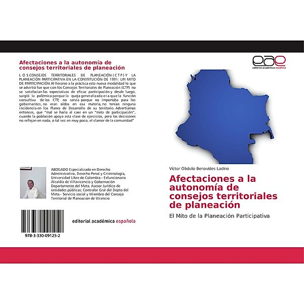 Afectaciones a la autonomía de consejos territoriales de planeación, Víctor Obdulio Benavides Ladino