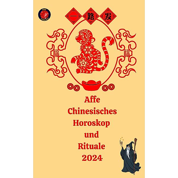 Affe Chinesisches Horoskop  und  Rituale 2024, Alina A Rubi, Angeline Rubi