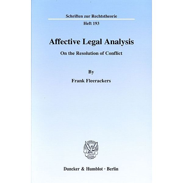 Affective Legal Analysis., Frank Fleerackers