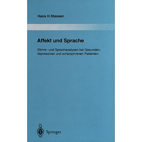 Affekt und Sprache, Hans H. Stassen