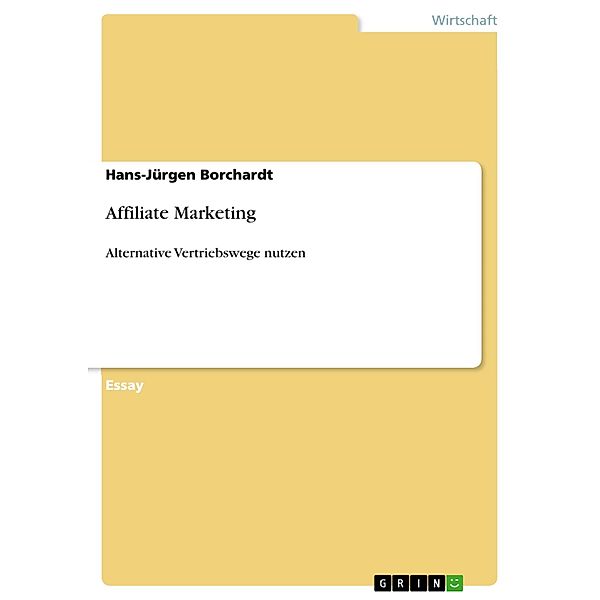 Affiliate Marketing, Hans-Jürgen Borchardt