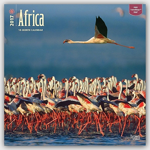 Africa Afrika 2017-18-Monatskal. mit freier TravelDays-App