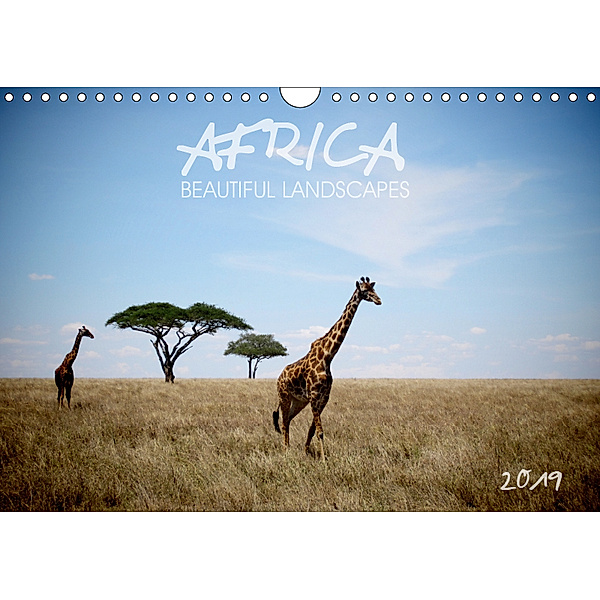 AFRICA BEAUTIFUL LANDSCAPES 2019 (Wall Calendar 2019 DIN A4 Landscape), Caecilia Lahner