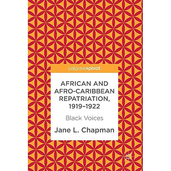 African and Afro-Caribbean Repatriation, 1919-1922 / Progress in Mathematics, Jane L. Chapman