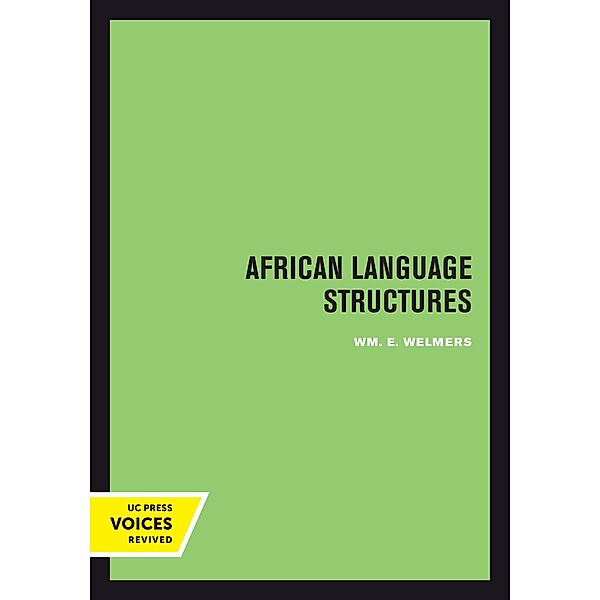 African Language Structures, Wm. E. Welmers