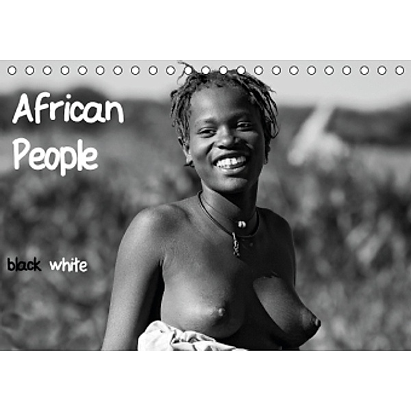 African People black white (Tischkalender 2015 DIN A5 quer), Michael Voß