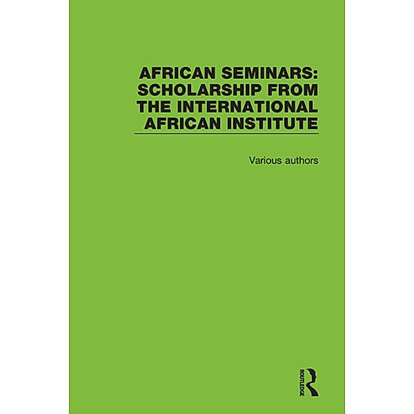 African Seminars