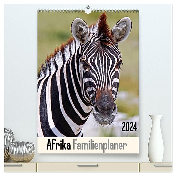 Afrika Familienplaner (hochwertiger Premium Wandkalender 2024 DIN A2 hoch), Kunstdruck in Hochglanz, Wibke Woyke