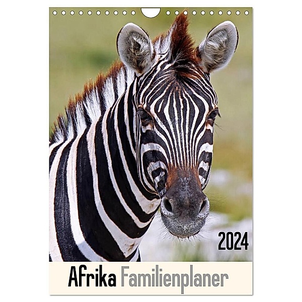 Afrika Familienplaner (Wandkalender 2024 DIN A4 hoch), CALVENDO Monatskalender, Wibke Woyke