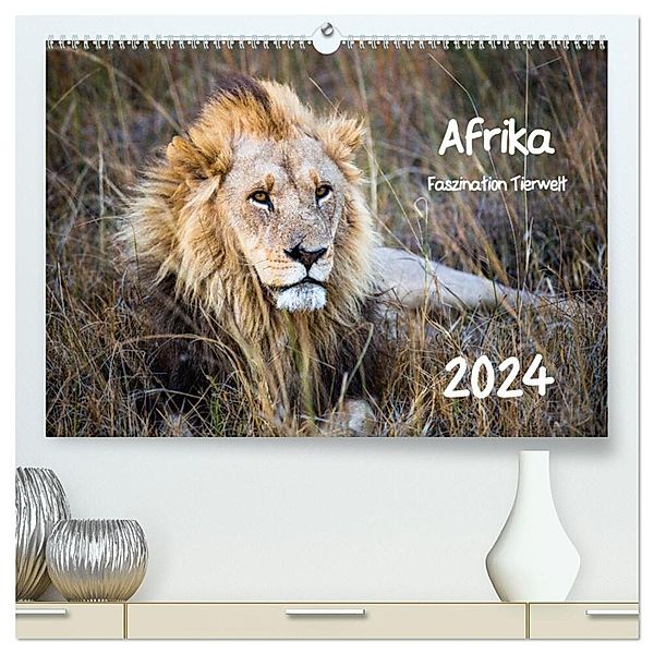 Afrika - Faszination Tierwelt (hochwertiger Premium Wandkalender 2024 DIN A2 quer), Kunstdruck in Hochglanz, Horst Bentlage