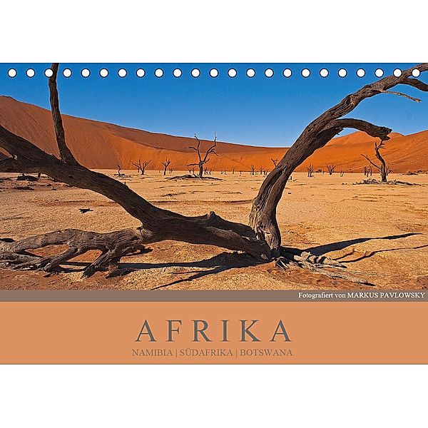 Afrika Impressionen. NAMIBIA - SÜDAFRIKA - BOTSWANA (Tischkalender 2021 DIN A5 quer), Markus Pavlowsky