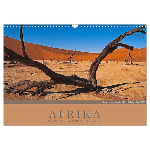 Afrika Impressionen. NAMIBIA - SÜDAFRIKA - BOTSWANA (Wandkalender 2024 DIN A3 quer), CALVENDO Monatskalender, Markus Pavlowsky Photography