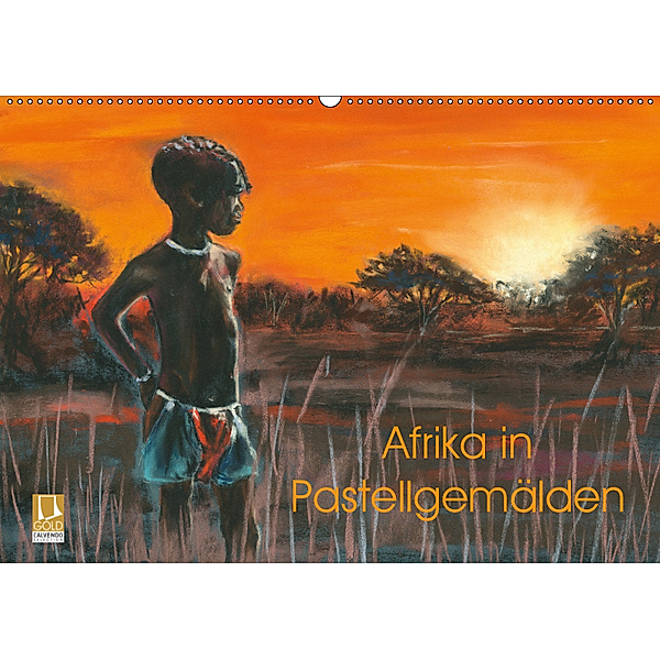 Afrika in Pastellgemälden (Wandkalender 2019 DIN A2 quer), Jitka Krause