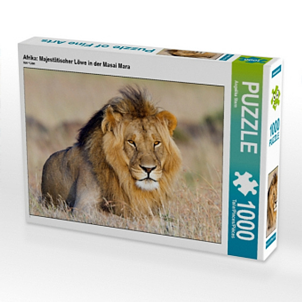 Afrika: Majestätischer Löwe in der Masai Mara (Puzzle), Angelika Stern