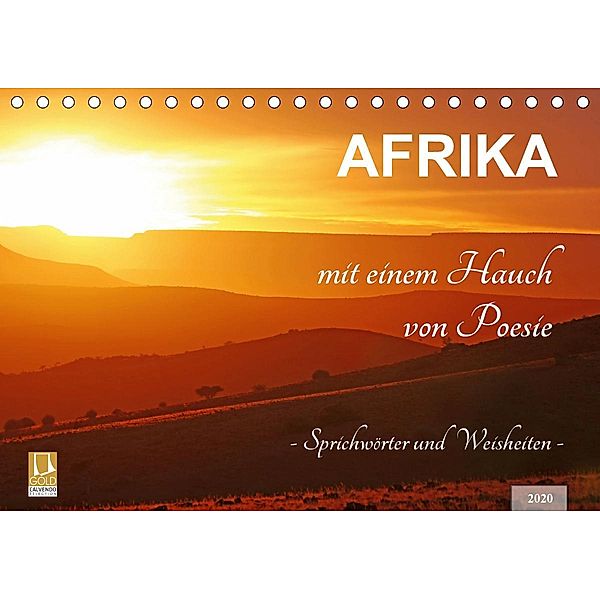 AFRIKA mit einem Hauch von Poesie (Tischkalender 2020 DIN A5 quer), Wibke Woyke