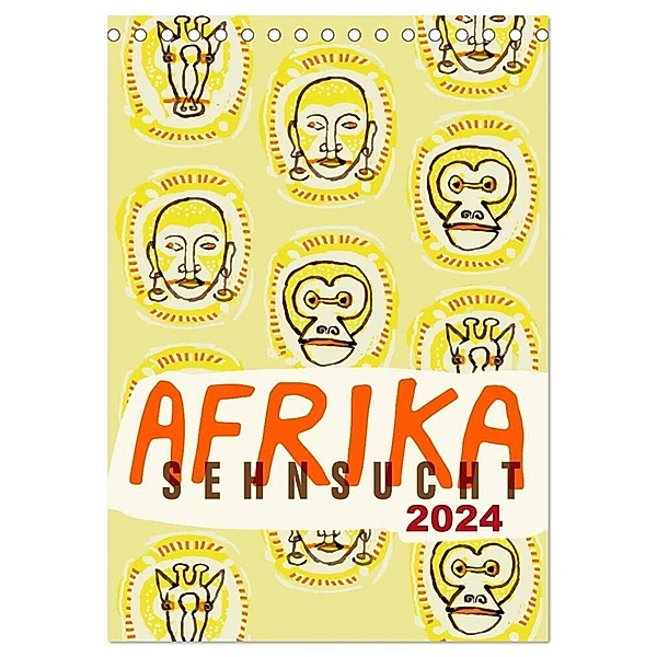 Afrika-Sehnsucht 2024 (Tischkalender 2024 DIN A5 hoch), CALVENDO Monatskalender, Norbert Schmitt