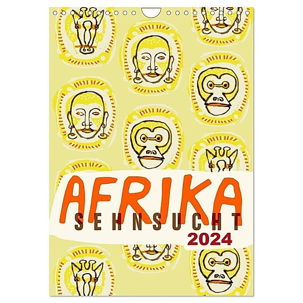 Afrika-Sehnsucht 2024 (Wandkalender 2024 DIN A4 hoch), CALVENDO Monatskalender, Norbert Schmitt