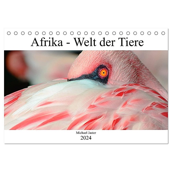 Afrika - Welt der Tiere (Tischkalender 2024 DIN A5 quer), CALVENDO Monatskalender, Michael Jaster