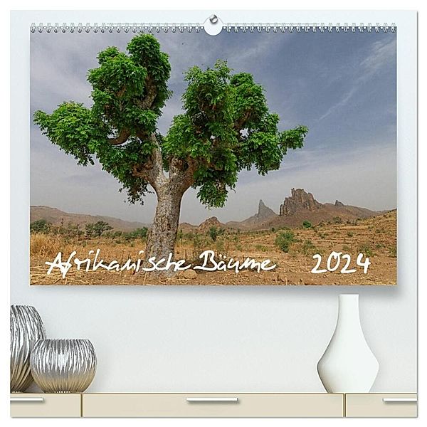 Afrikanische Bäume (hochwertiger Premium Wandkalender 2024 DIN A2 quer), Kunstdruck in Hochglanz, Gerald Wolf