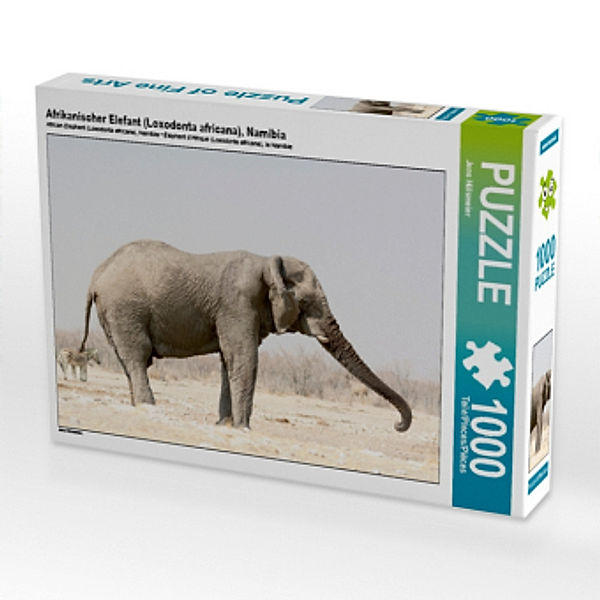 Afrikanischer Elefant (Loxodonta africana), Namibia (Puzzle), Jens Hülsmeier