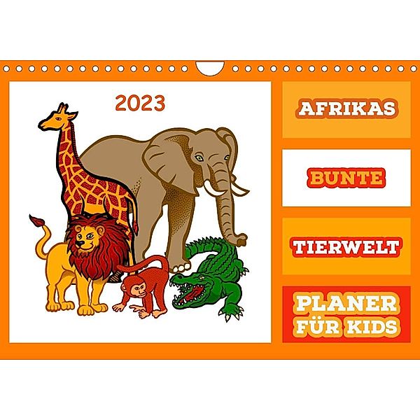 Afrikas bunte Tierwelt (Wandkalender 2023 DIN A4 quer), Barbara Fraatz