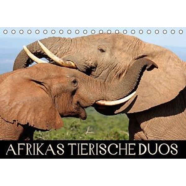 AFRIKAS TIERISCHE DUOS (Tischkalender 2015 DIN A5 quer), Wibke Woyke