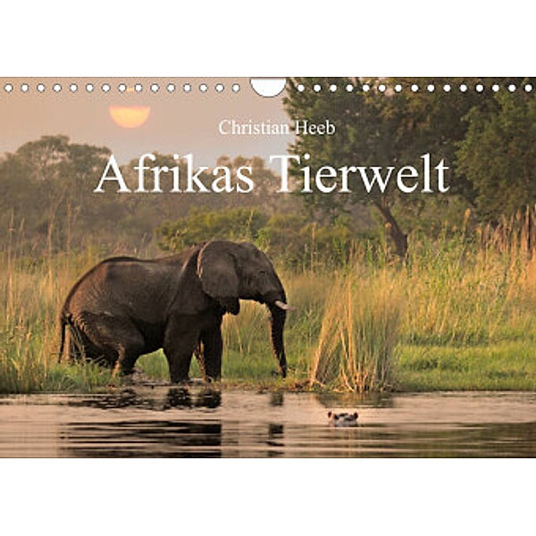 Afrikas Tierwelt Christian Heeb (Wandkalender 2022 DIN A4 quer), Christian Heeb