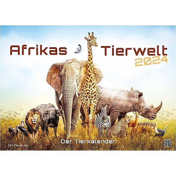 Afrikas Tierwelt - Der Tierkalender - 2024 - Kalender DIN A3