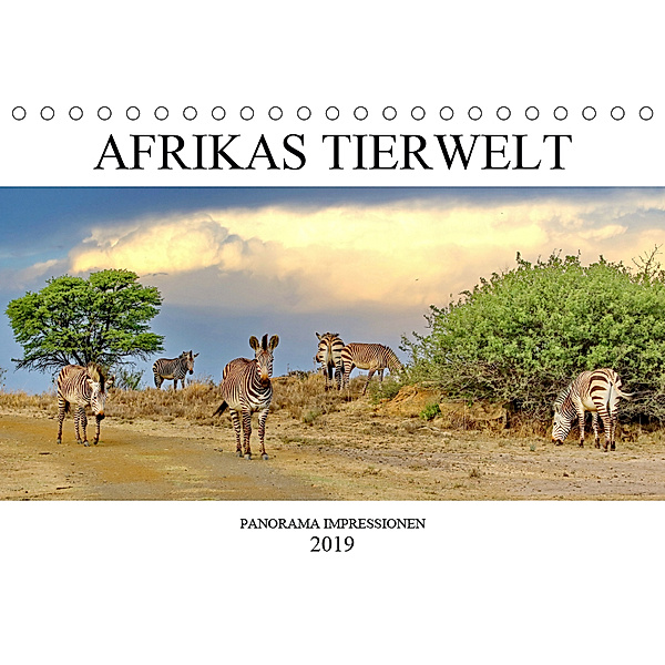 AFRIKAS TIERWELT Panorama Impressionen (Tischkalender 2019 DIN A5 quer), N N