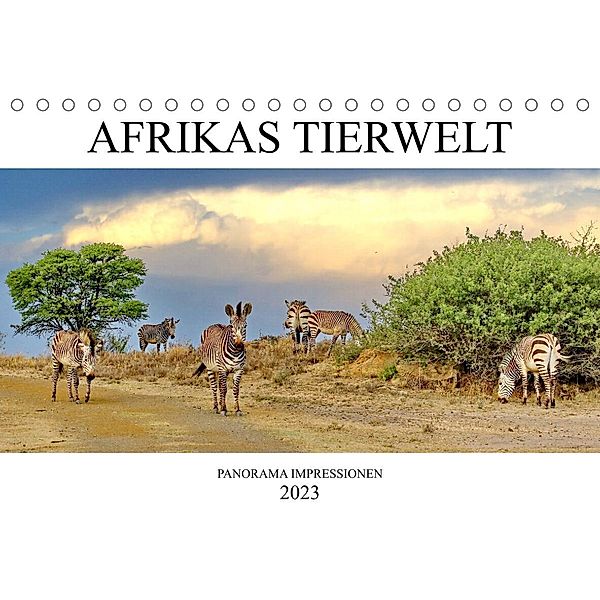 AFRIKAS TIERWELT Panorama Impressionen (Tischkalender 2023 DIN A5 quer), N N