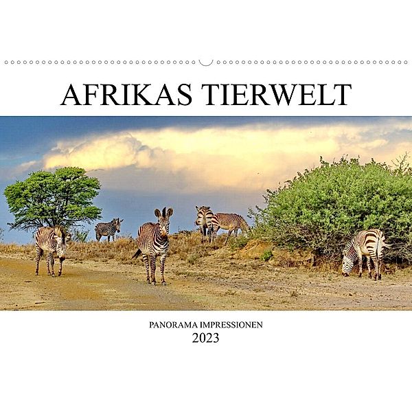AFRIKAS TIERWELT Panorama Impressionen (Wandkalender 2023 DIN A2 quer), N N