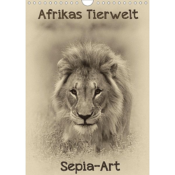 Afrikas Tierwelt - Sepia-Art (Wandkalender 2021 DIN A4 hoch), Michael Voß