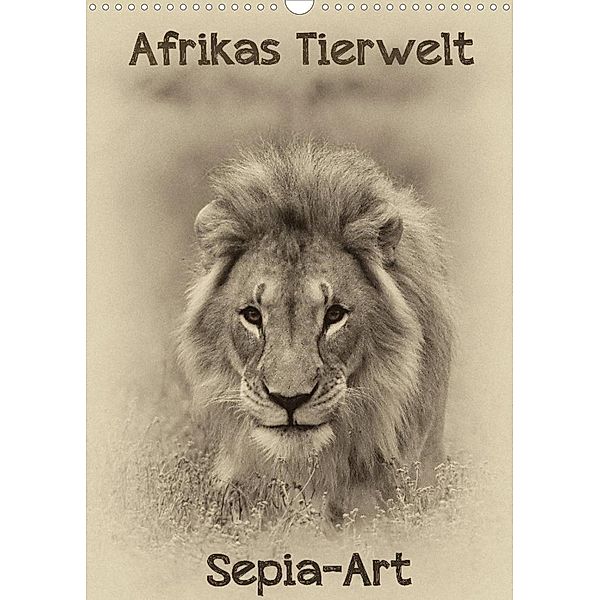 Afrikas Tierwelt - Sepia-Art (Wandkalender 2023 DIN A3 hoch), Michael Voß