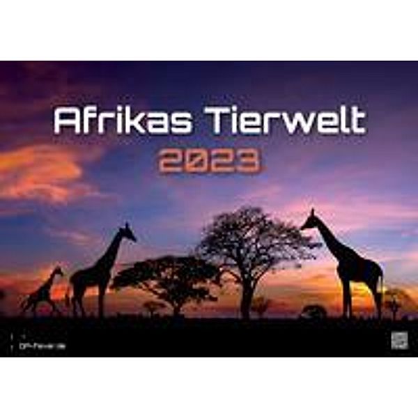 Afrikas Tierwelt - vom Alligator bis Zebra - 2023 - Kalender DIN A3