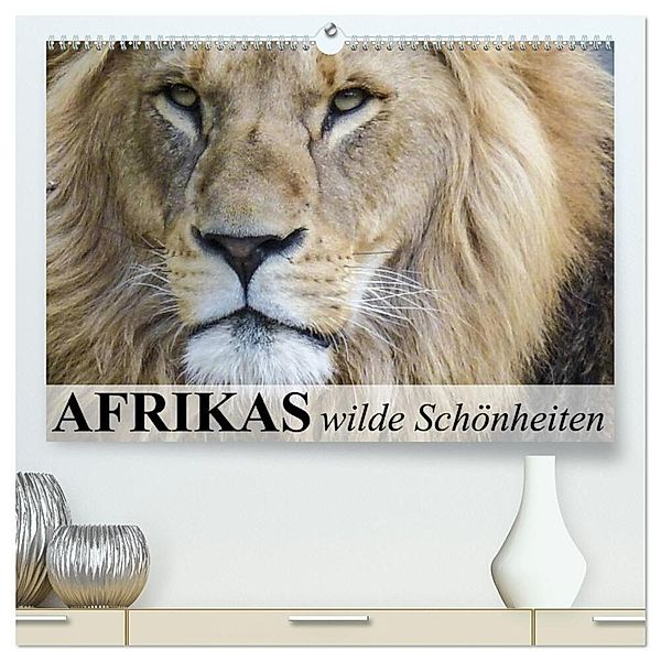 Afrikas wilde Schönheiten (hochwertiger Premium Wandkalender 2024 DIN A2 quer), Kunstdruck in Hochglanz, Elisabeth Stanzer