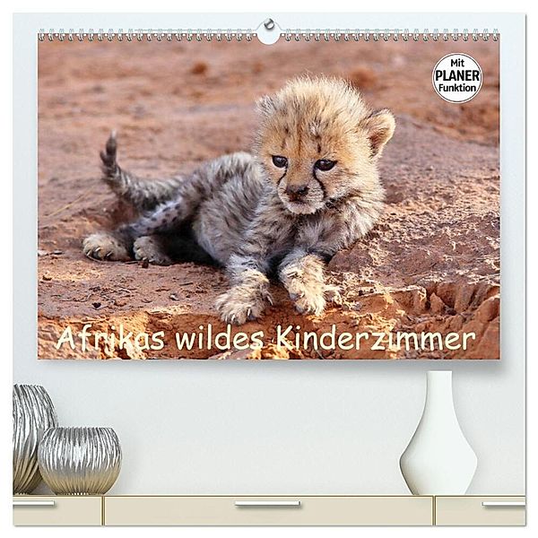 Afrikas wildes Kinderzimmer (hochwertiger Premium Wandkalender 2024 DIN A2 quer), Kunstdruck in Hochglanz, Michael Herzog