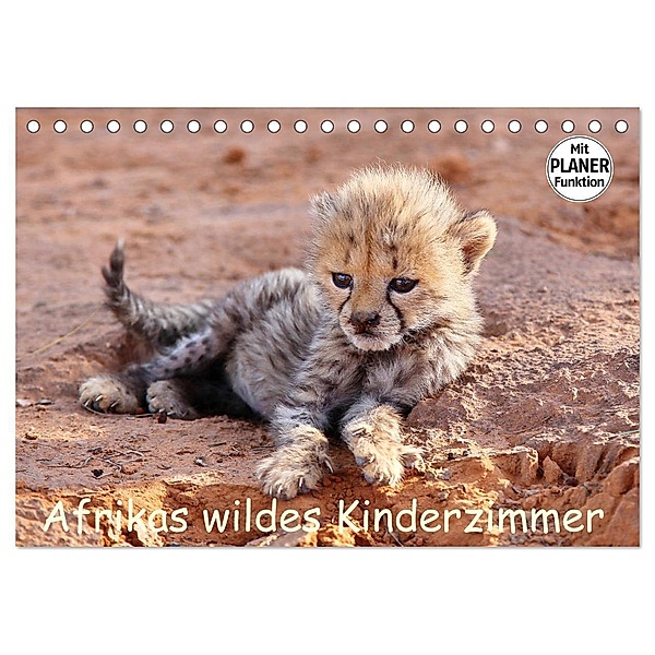 Afrikas wildes Kinderzimmer (Tischkalender 2024 DIN A5 quer), CALVENDO Monatskalender, Michael Herzog