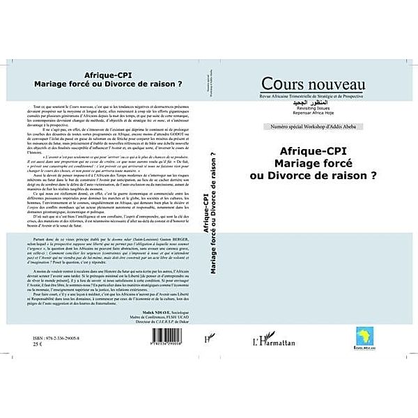 AFRIQUE-CPI MARIAGE FORCE OU DVORCE DE RAISON ? / Hors-collection, Collectif