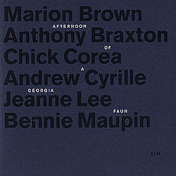 Afternoon Of Georgia Faun, Marion Brown