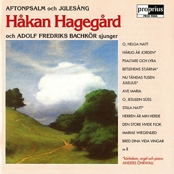 Aftonpsalm Och Julesang, Stockholm Bach Choir, Hagegard