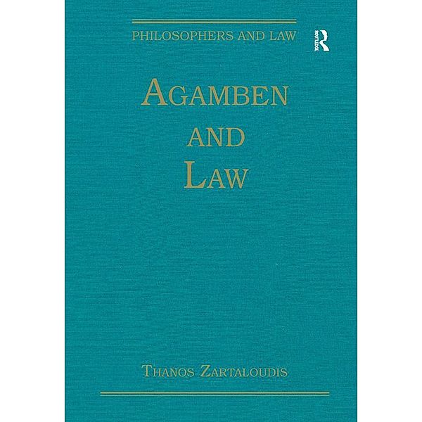 Agamben and Law, Thanos Zartaloudis