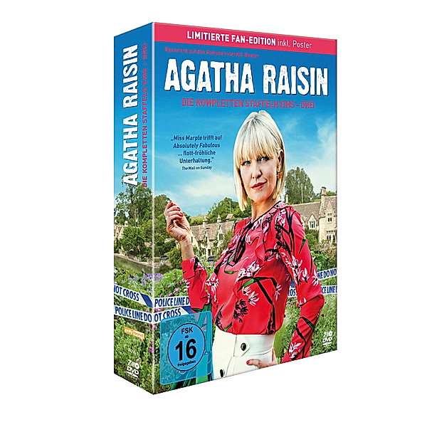 Agatha Raisin - Die kompletten Staffeln 1-3, Ashley Jensen, Matthew Home, Jamie Glover