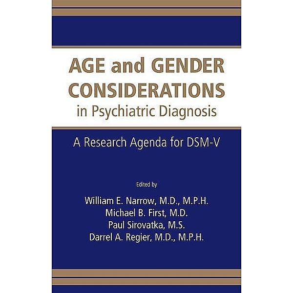 Age and Gender Considerations in Psychiatric Diagnosis