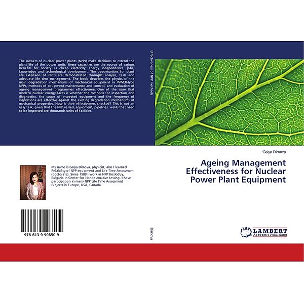 Ageing Management Effectiveness for Nuclear Power Plant Equipment, Galya Dimova