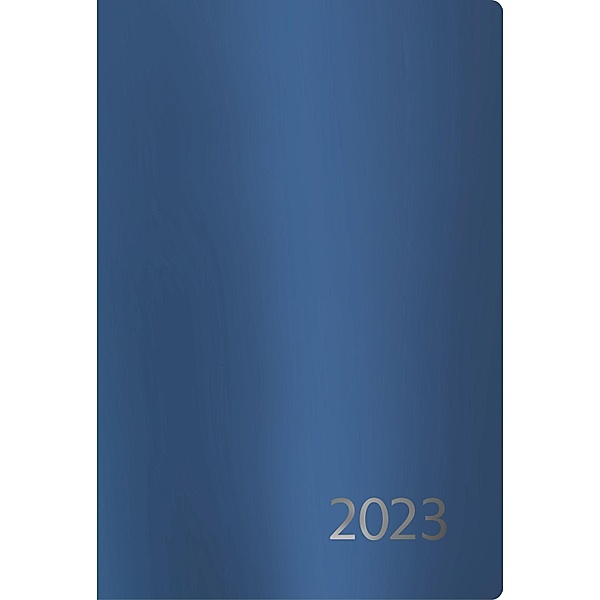 Agenda Metallic blau L 2023
